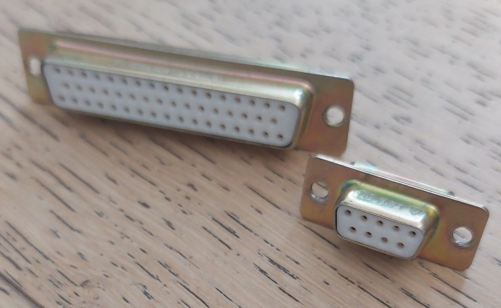 Разъёмы Eltra (Польша) 50pin и 9pin