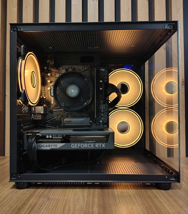 DO GIER RGB Ryzen 7 5700X RTX 5060 16GB SSD 1TB WIFI W11 DLSS 4 NOWY