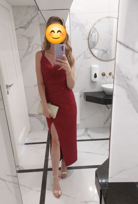 Sukienka czerwona maxi