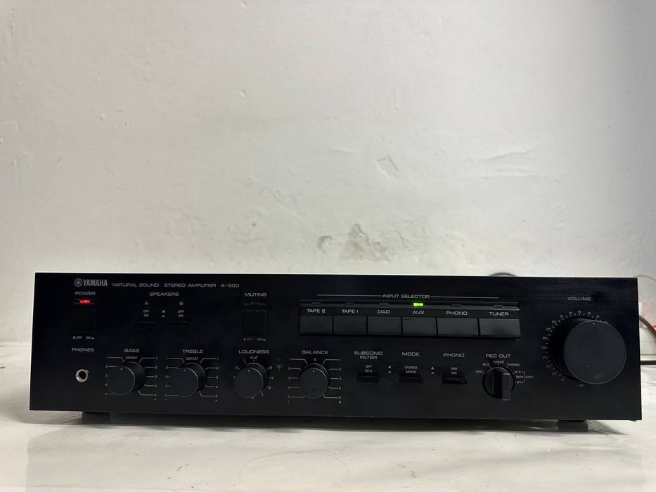 Wzmacniacz stereo Yamaha A-500 | 2×70 W | Phono MM/MC | Subsonic | Made in Japan