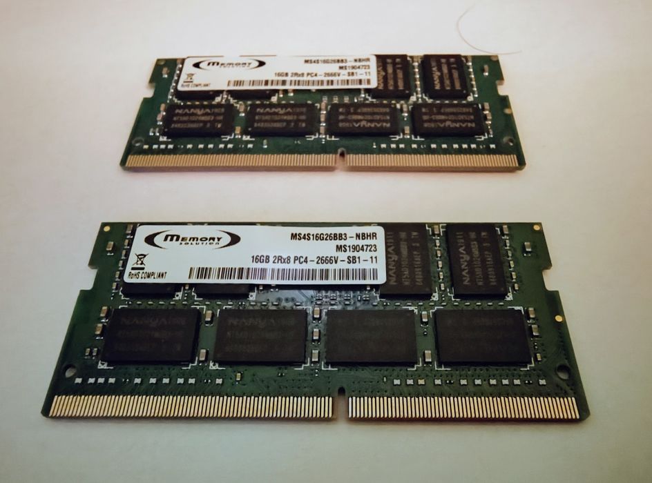 Pamięć RAM  2x16GB DDR4 2666MHz