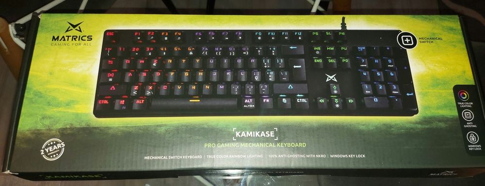 Teclado Gaming Matrics RGB