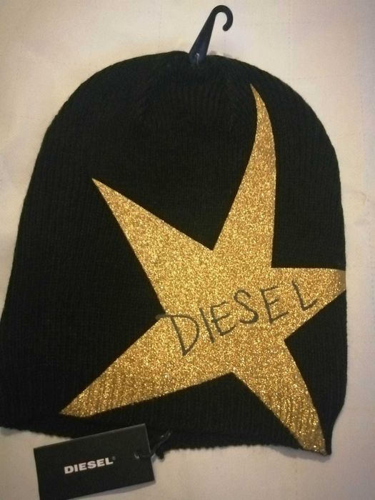 DIESEL Nowa Czapka zimowa Dziecięca Woolie Beanie Oryginalna