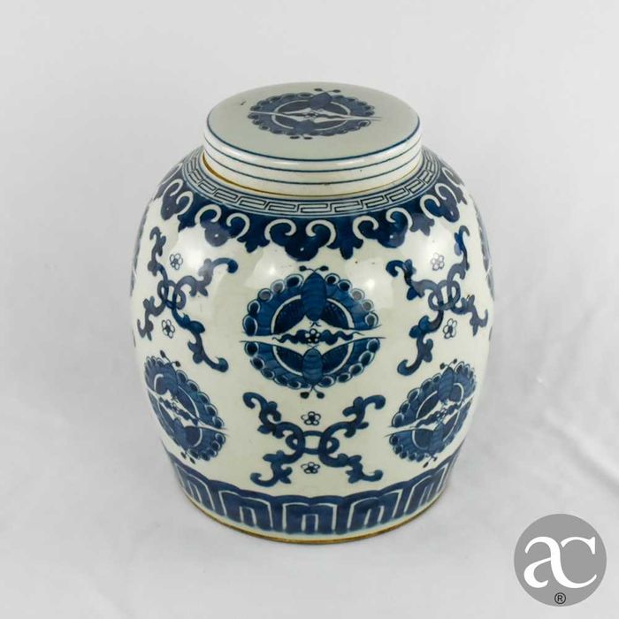 Pote de Gengibre porcelana da China período Jiaqing (1796 a 1820)