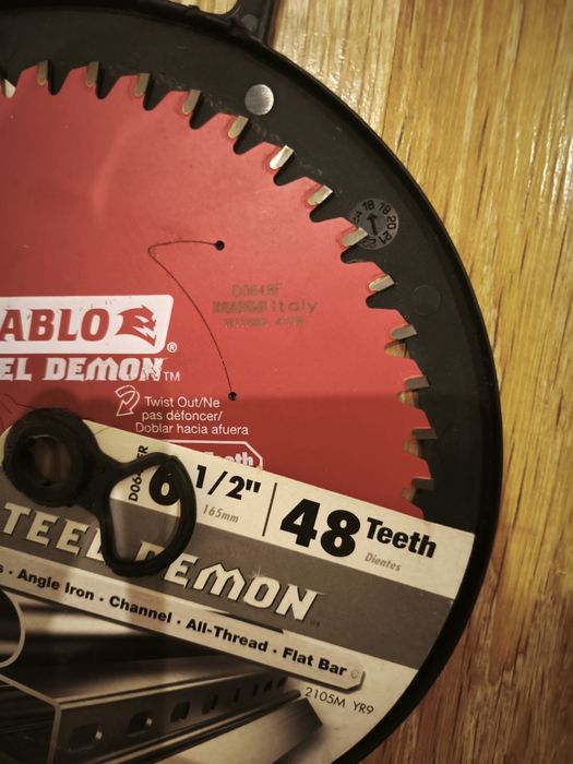 Diablo-Milwaukee  -D0748CF -D0648f-D0724DA-D0724-D0624DA- пильний диск