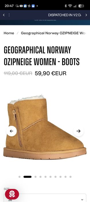 Botim de pêlo marca Norway novos