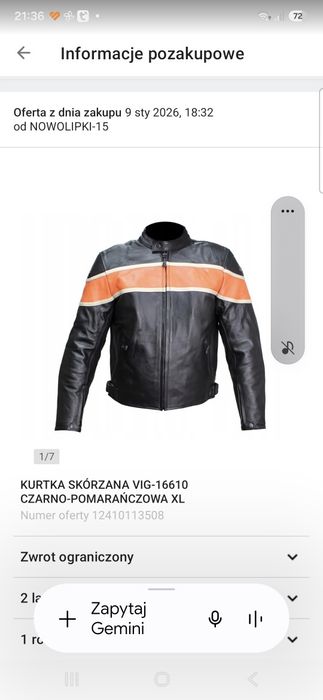 Kurtka na motocykl