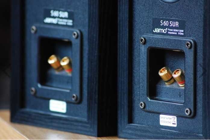 Duńskie kolumny Jamo S 60 głośniki monitory czarne lub wenge