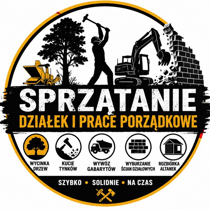 Sprzatanie dzialek, mieszkan , gabaryty wywoz ,wyburzenia