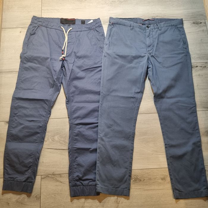 2 pary spodni dla niewysokiego chinosy T.Hilfiger Diverse