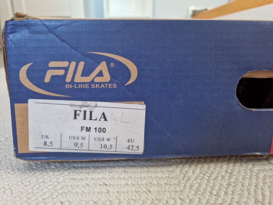 Rolki FILA FM 100 z szyną Verducci