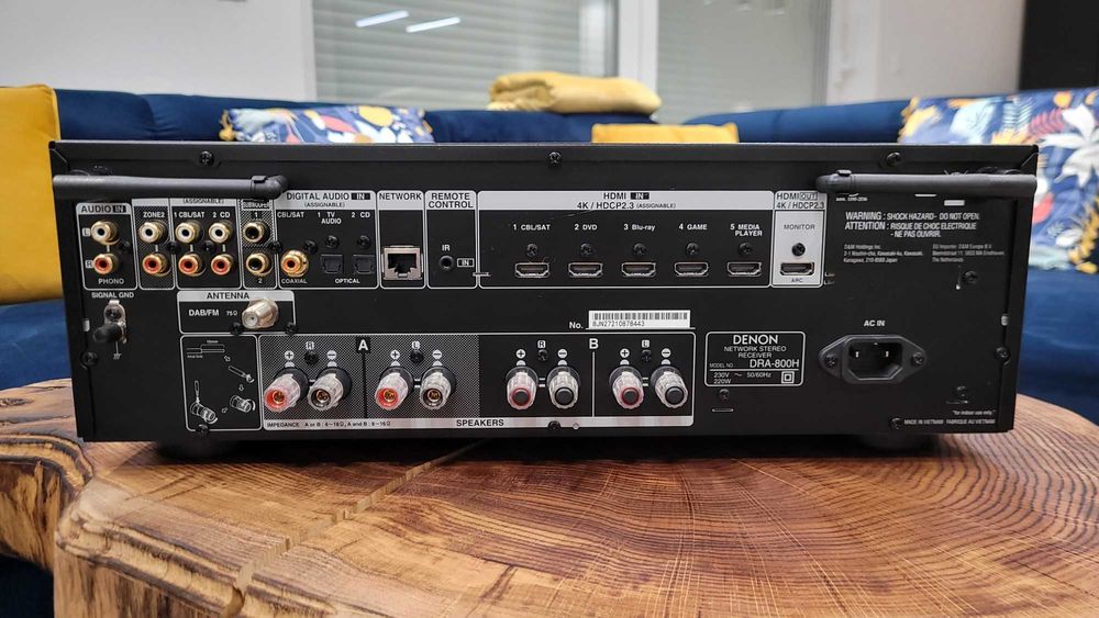 Denon DRA-800h Amplituner sieciowy wzmacniacz