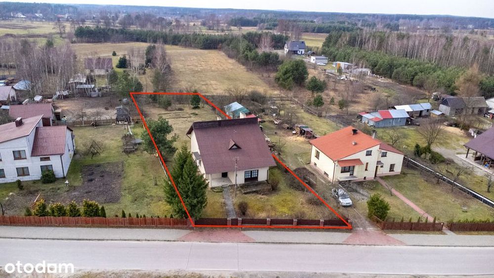Dom wolnostojący na działce 1600 m2 - Wilcza Wola