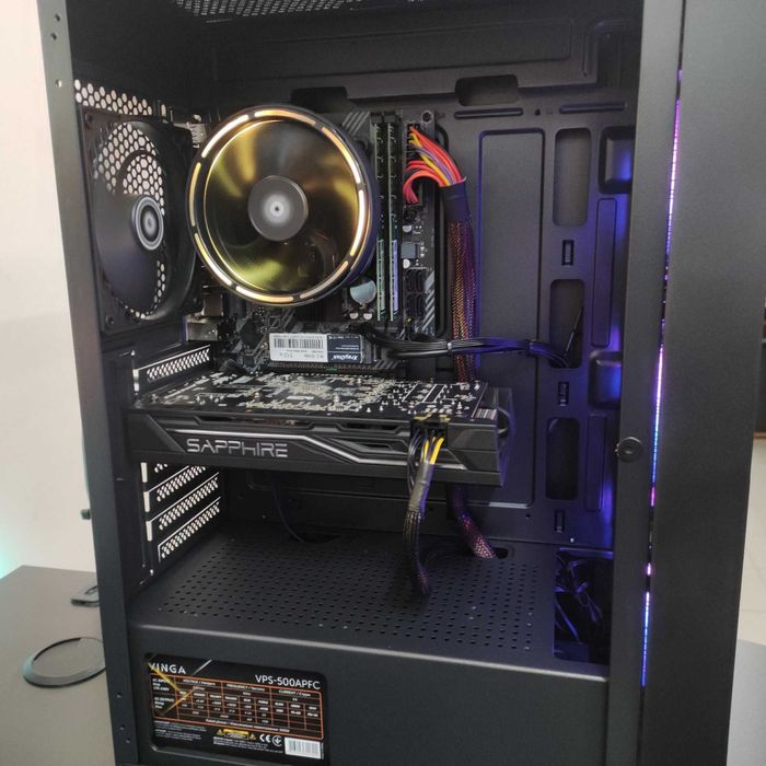 Игровой Компютер ПК Intel i7, RX 470 4GB, 16GB DDR3 new, SSD 512G NVMe