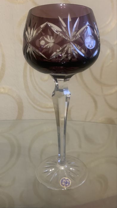 Цветные хрустальные фужеры производство Германия