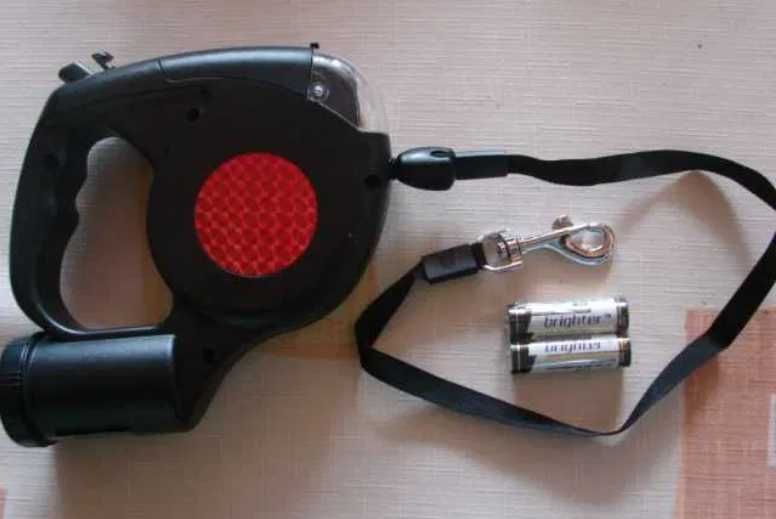 Najmocniejsza Nowa Smycz Dla Psa 30 Kg 5 M Z Latarką I Workami !