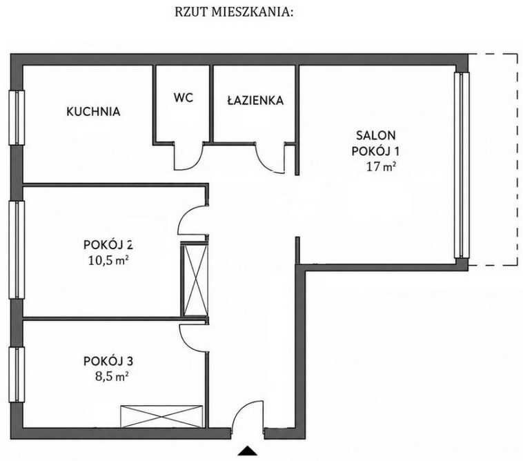 3 pokoje, Będzin/Syberka ul. Rewolicjonistów, wynajmę od lipca - Widok 3