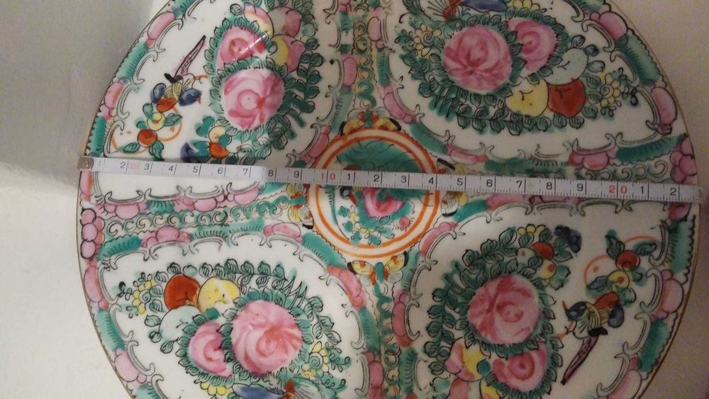 Prato porcelana chinesa Mandarim