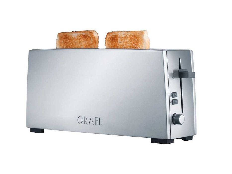 Тостер із нержавіючої сталі Graef Matt Brushed із довгим отвором