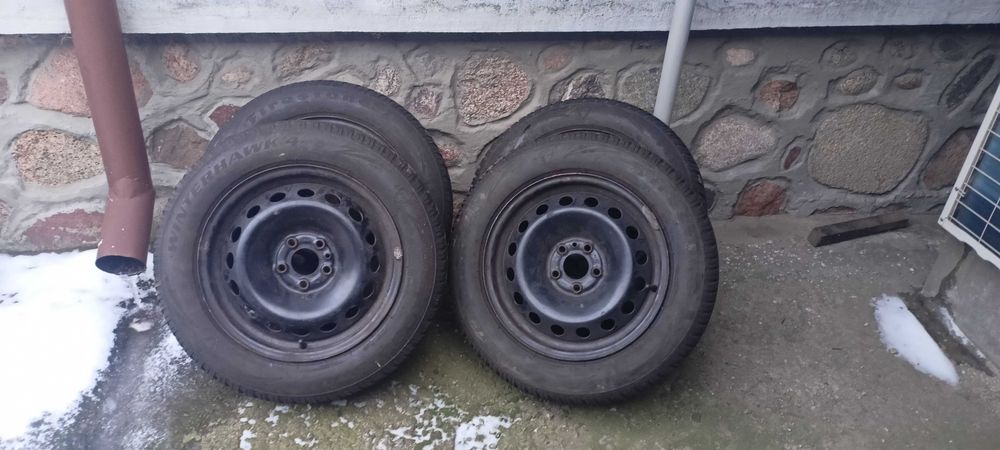 Opony zimowe 185/65/R15. felgi 5x98 Fiat, Alfa