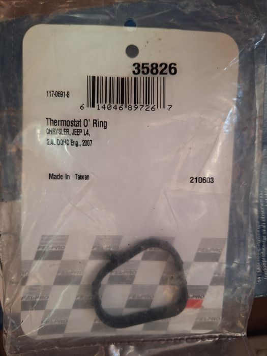 Уплотнительное кольцо корпуса термостата CHRYSLER,JEEP,DODGE Caliber