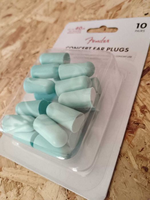 Fender Concert Ear Plugs (10 Pair) Daphne Blue