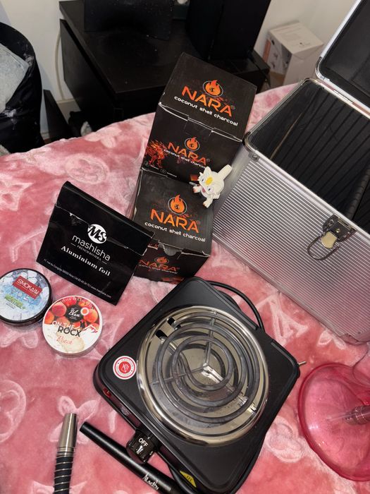 Vendo Shisha Aladin MVP 360 Pink – Completa
