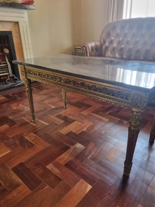 Conjunto consola, banco e mesa