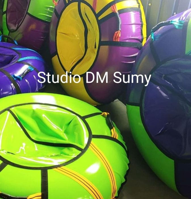 ВЛАСНЕ ВИРОБНИЦТВО! Тюбінг ватрушки надувні сани таблетка для снігу