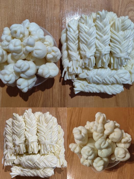 Коси,коники,мішечки,м'ячики з домашнього сиру.Молочна продукція .