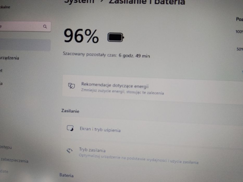 Dell 3190 bateria ,6 godz nowa windows 1 1 proęczny