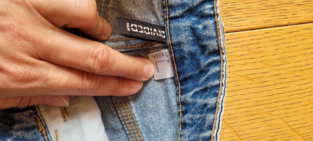 Spodnie cargo HM rozm 34