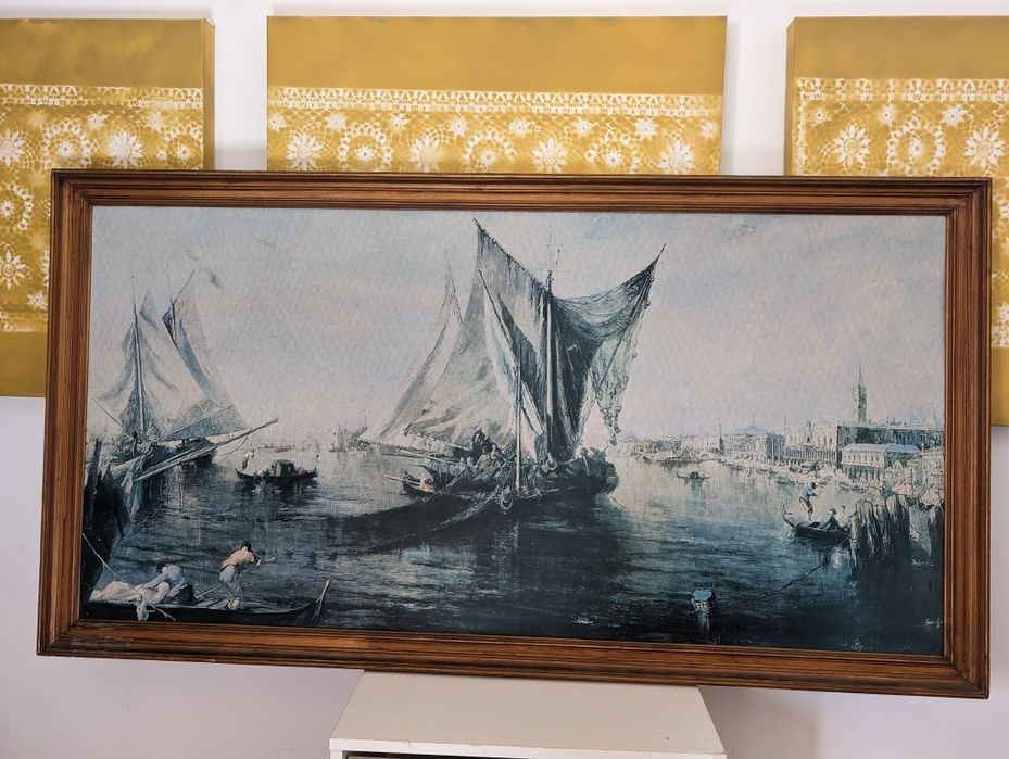 Quadro com tema de pesca