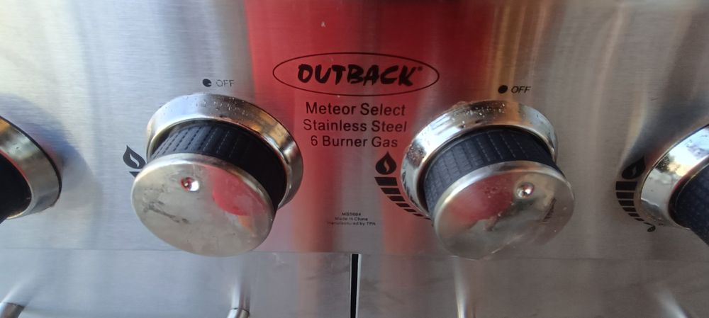 Grill gazowy ogrodowy outback meteor 6 palnikow plus podgrzewacz