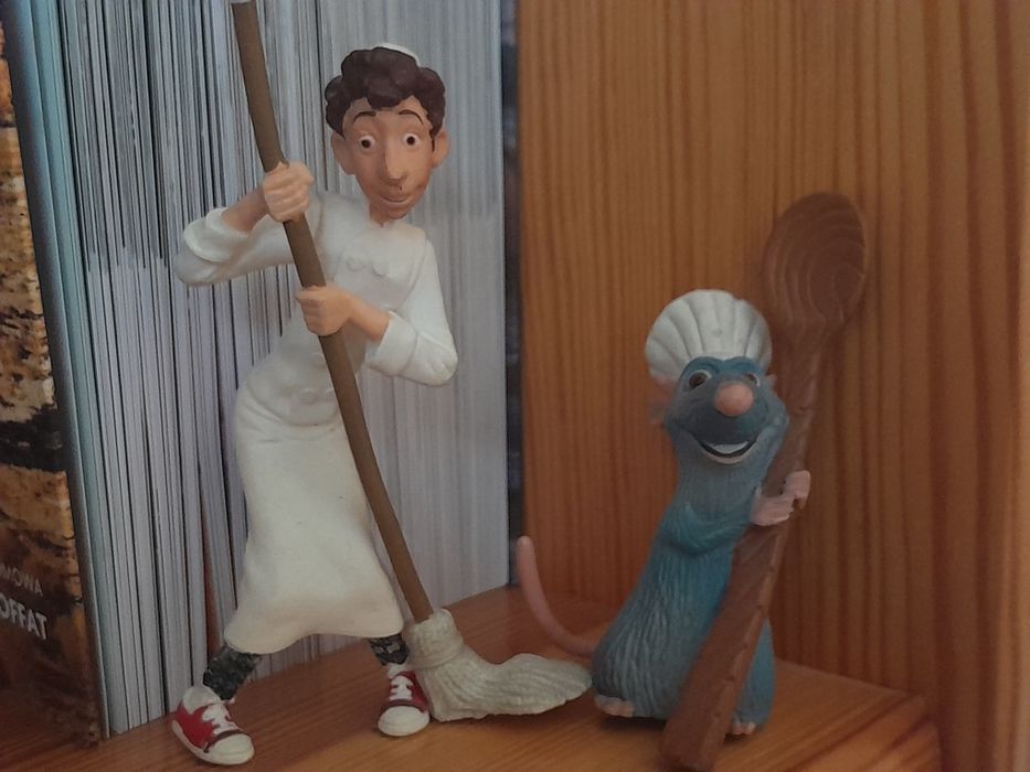 !!!UNIKATY!!!Kolekcjonerskie figurki bullyland dusney remy i linguini