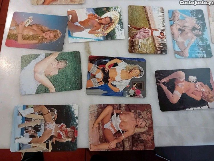 Conjunto de 41 Calendários de Bolso Antigos