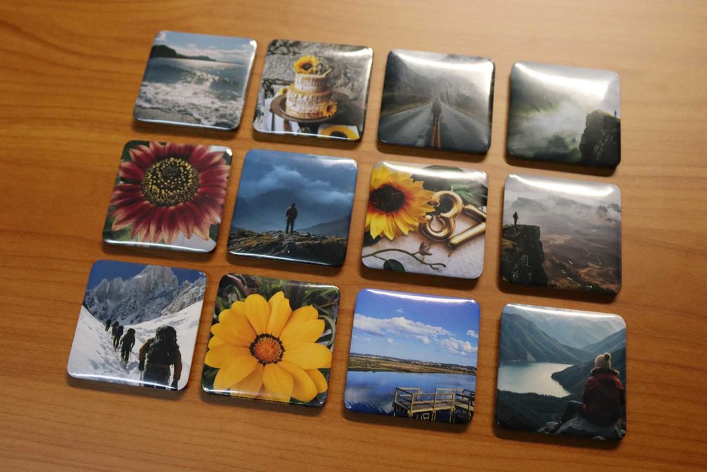 Íman para frigorifico c/ ou s/ molduras metálicas