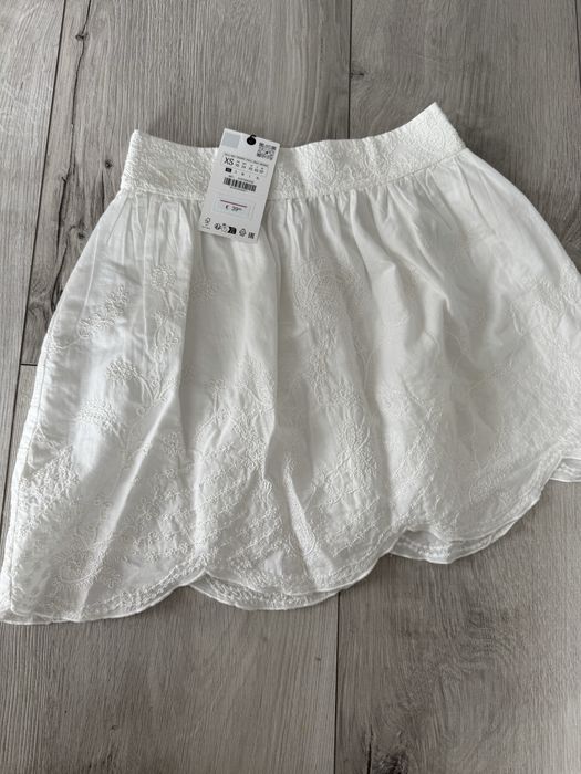 Спідниця  котонова вишивка zara