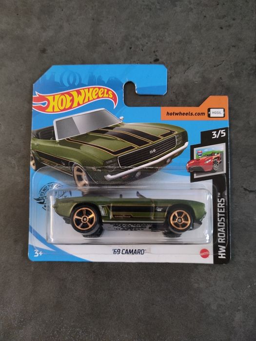 '69 Camaro SS GM GoodYear HW Roadsters Hot Wheels 2020