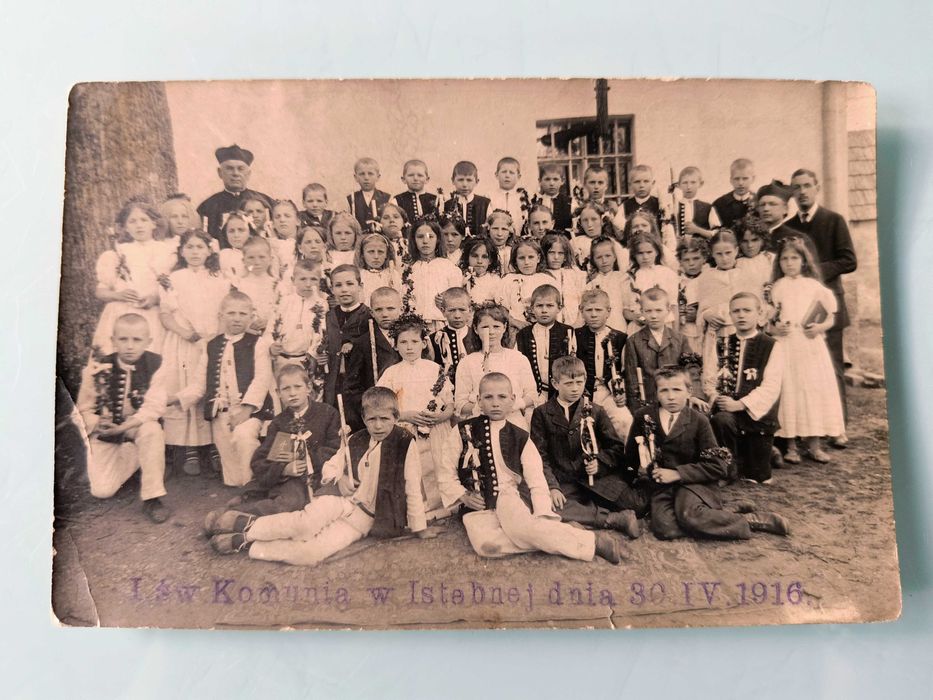 Istebna - I św. Komunia - 1916