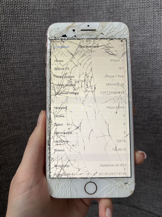 Телнфон Iphone 7+ plus неверлок