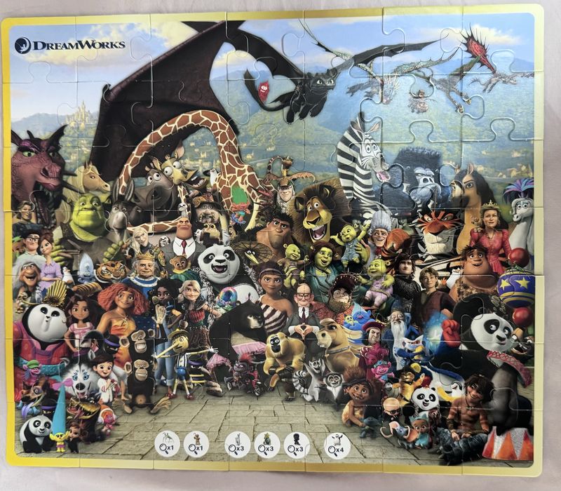 Quebra - cabeça do Madagascar - Happy Meal