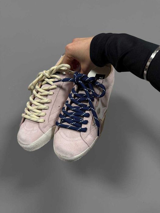 Кросівки Golden Goose True Star Pink | кеди Голден Чуз рожеві замш