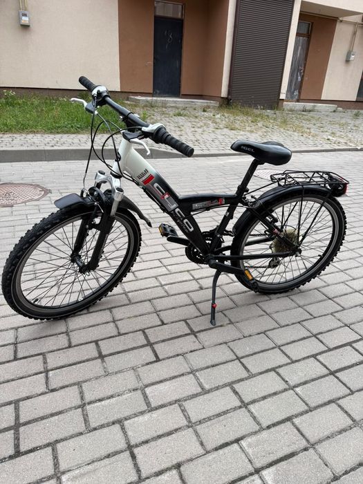 Велосипед CYCO 24” 3×8 Shimano, амортизація, багажник