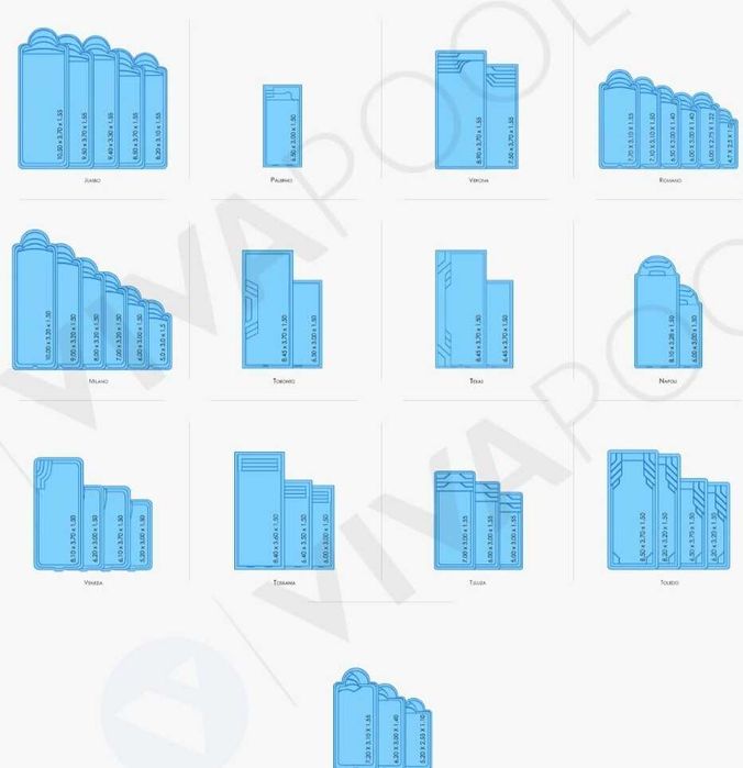 Basen ogrodowy z osprzętem premium i zadaszeniem VERONA 7,50x3,70x1,55