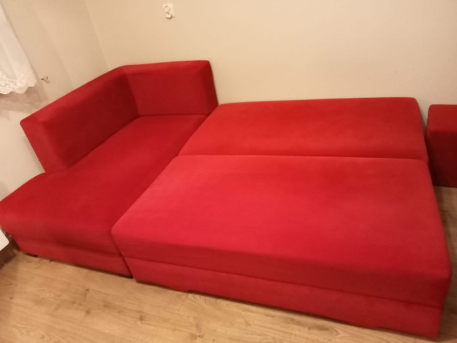 Sprzedam czerwony narożnik