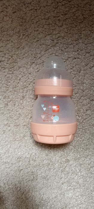 Butelki MAM + smoczki 0 i 2