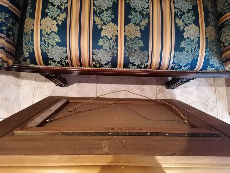 Quadro em óleo sobre tela - Origem USA