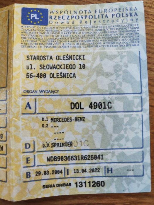 Mercedes sprinter Max 2004 rok , 2.2 cdi