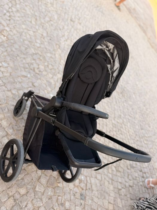 Carrinho cybex priam chassi+ cadeira + redutor